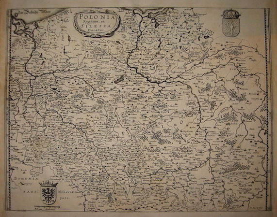 Merian Matthà¤us (1593-1650) Polonia Regnum et Silesia Ducatus 1649 Francoforte